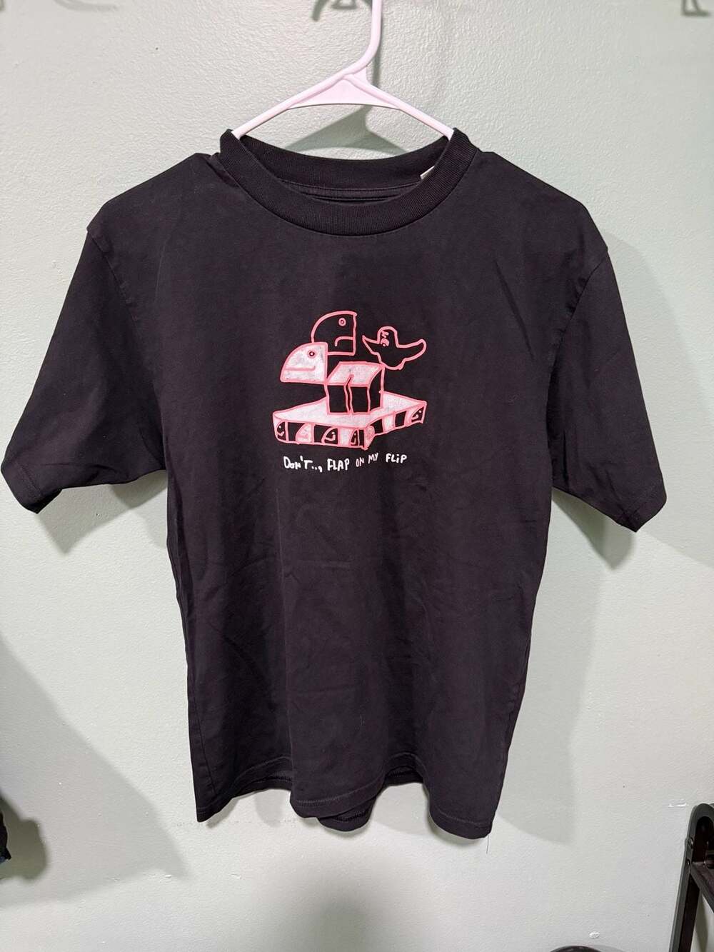 Adidas Shmoofoil Don't Flip T-Shirt Size S Black